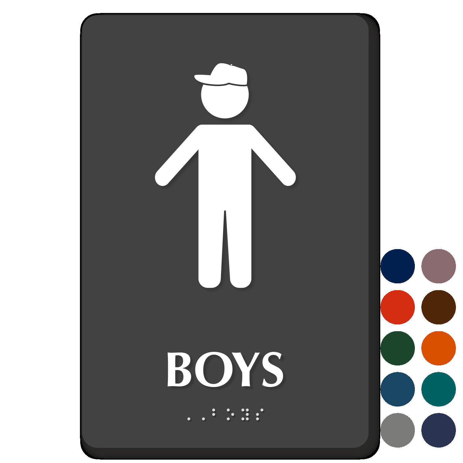 Kids Bathroom Sign
 Boys Bathroom Signs