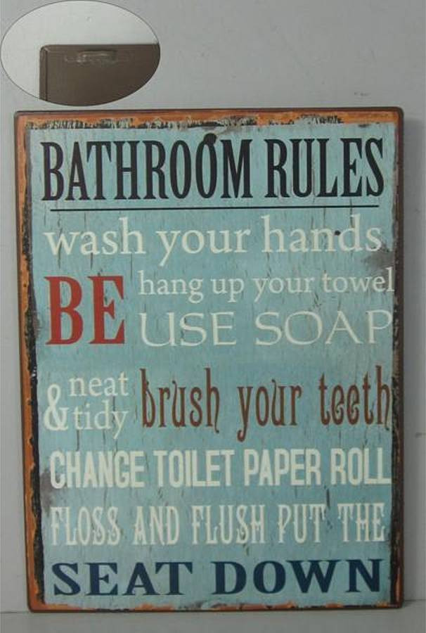 Kids Bathroom Sign
 family kids bathroom sign by mini u kids accessories ltd