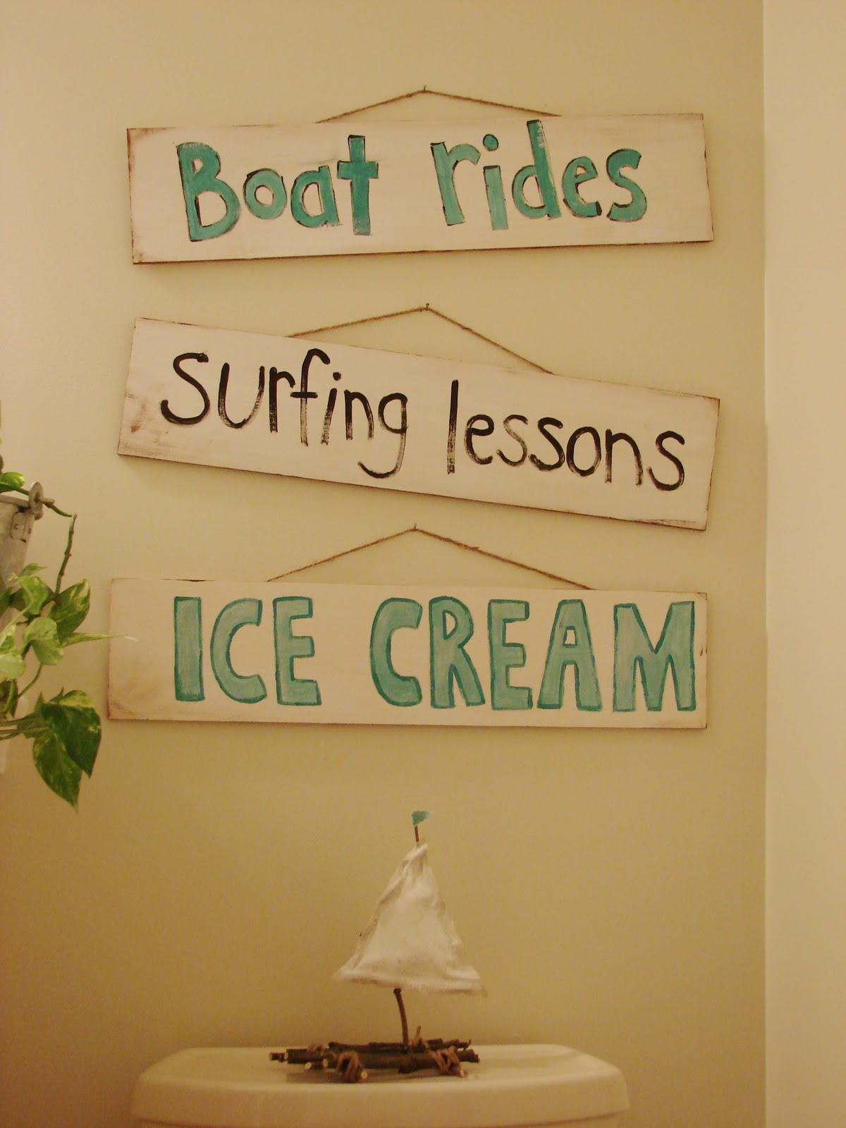 Kids Bathroom Sign
 mk inspired Summer Fever