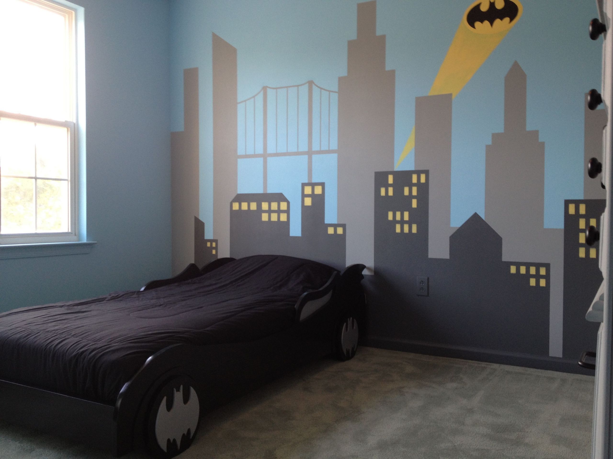 Kids Batman Room
 My son s new Batman bedroom He loves it