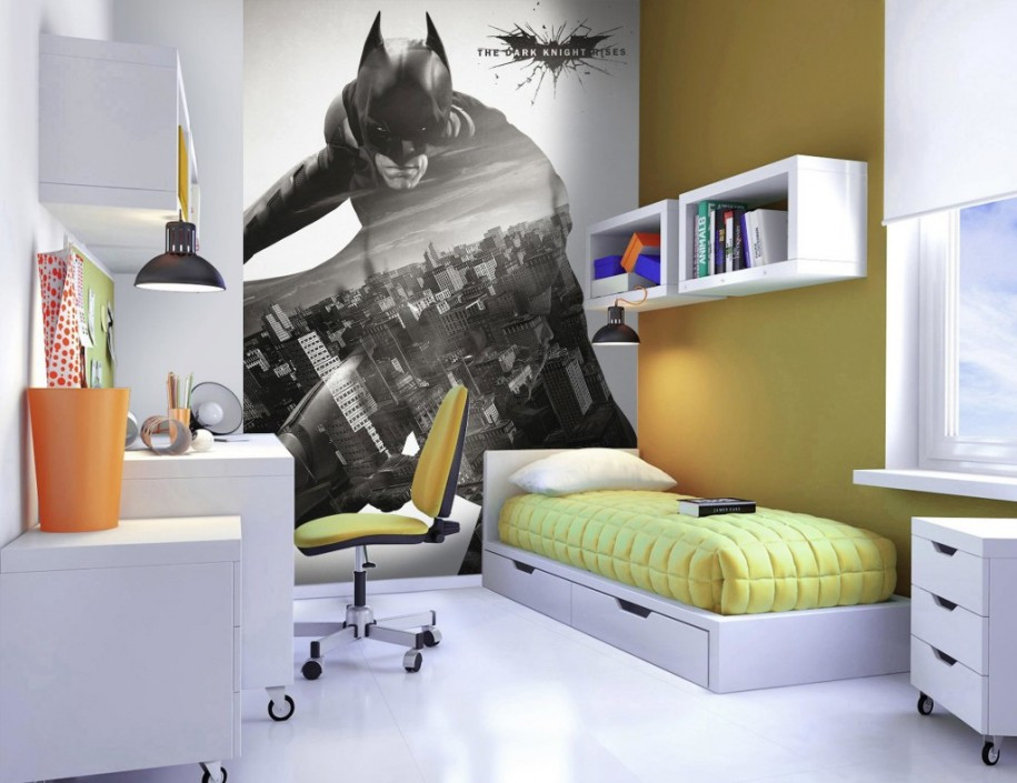Kids Batman Room
 Stunning Great Batman Bedroom Ideas for Boys