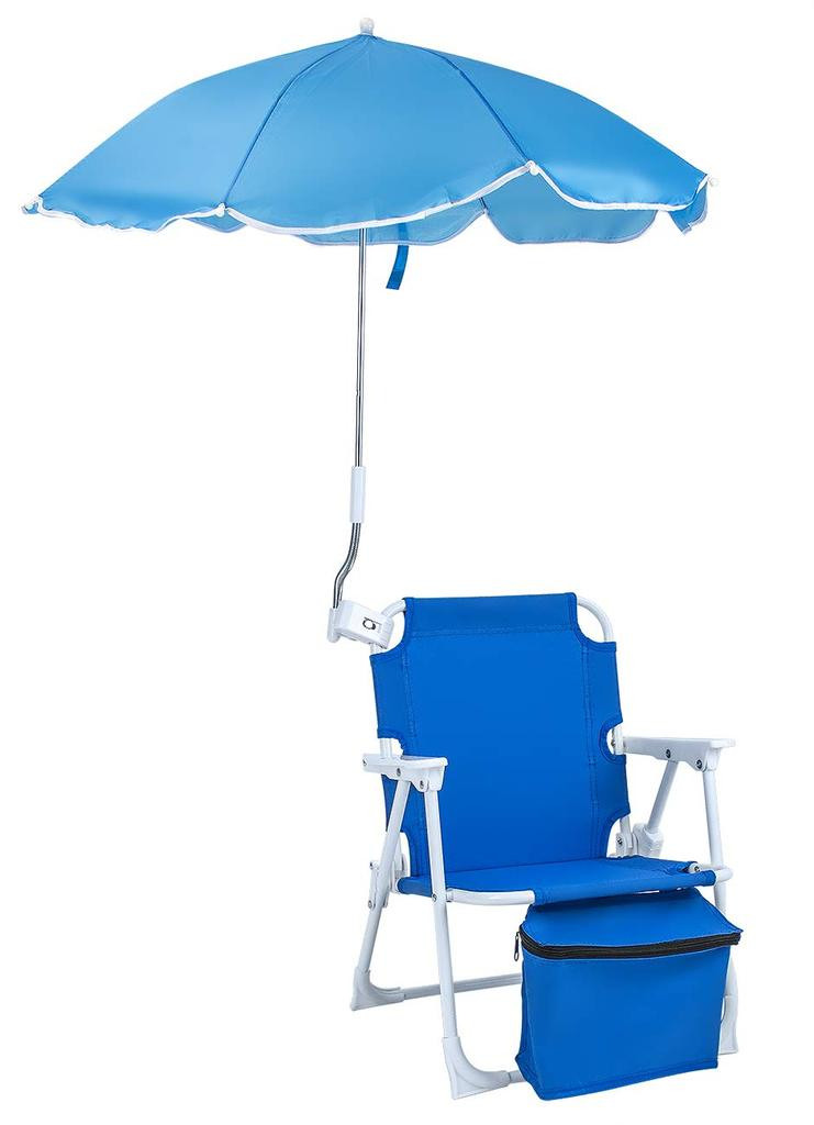 Kids Beach Chair With Umbrella
 Kids Beach Umbrella Chair Blue – Sorbus Home