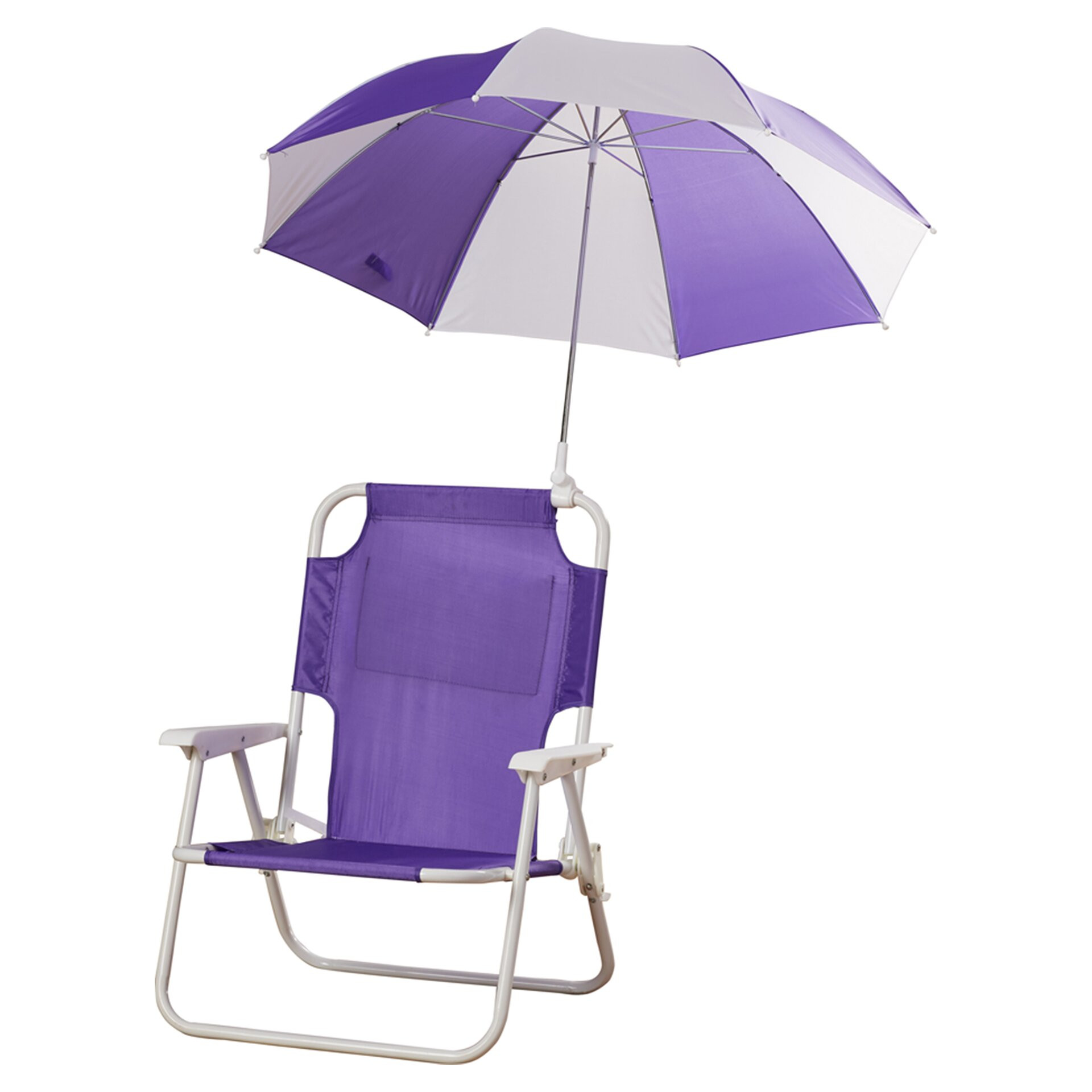 Kids Beach Chair With Umbrella
 Zoomie Kids Alexus Umbrella Kids Beach Chair & Reviews