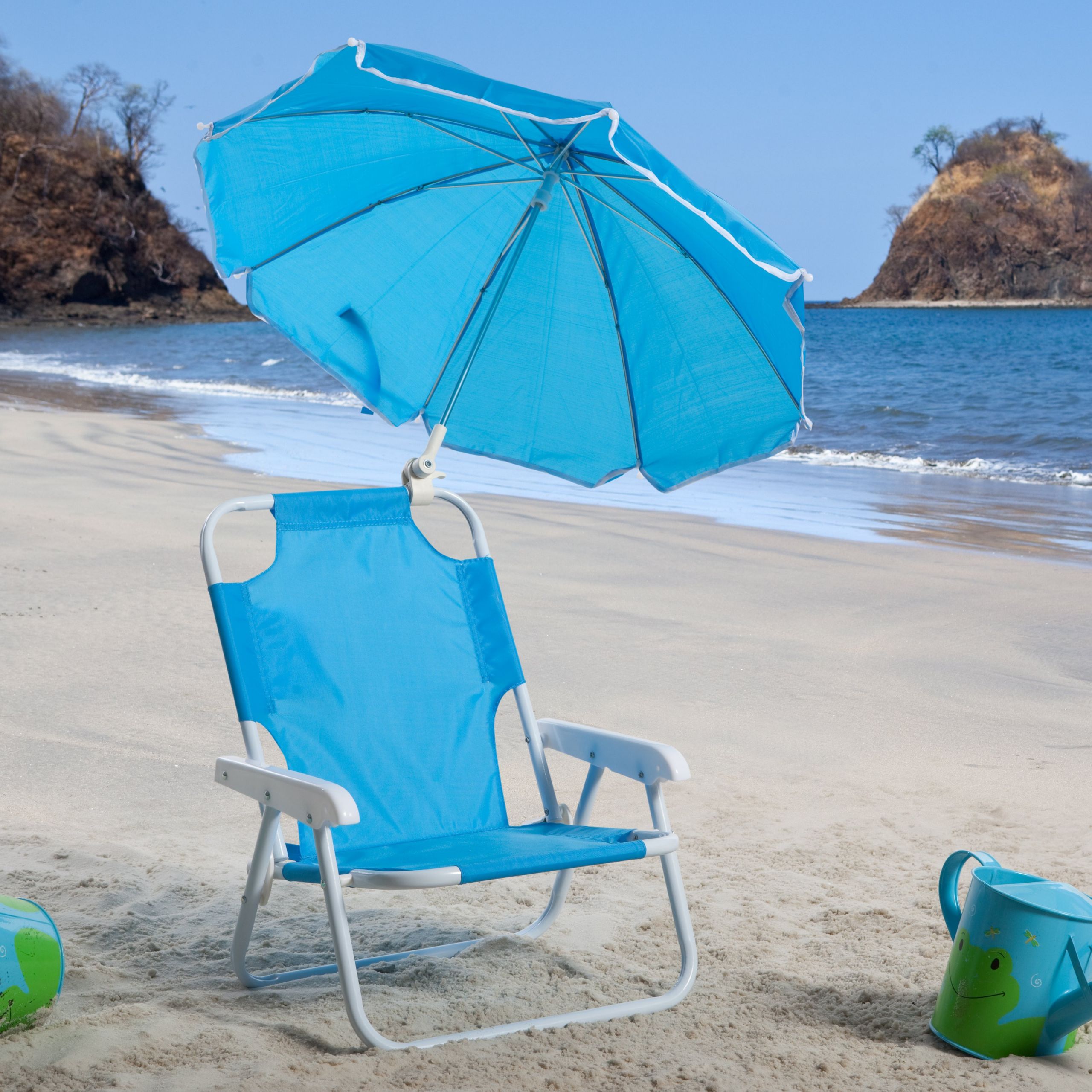 Kids Beach Chair With Umbrella
 Kids Blue Beach Chair & Umbrella Walmart Walmart