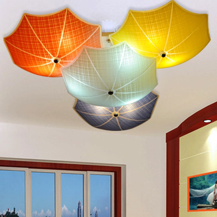 Kids Bedroom Ceiling Light
 Modern Creative Children Bedroom E27 Bulb Ceiling Lamps