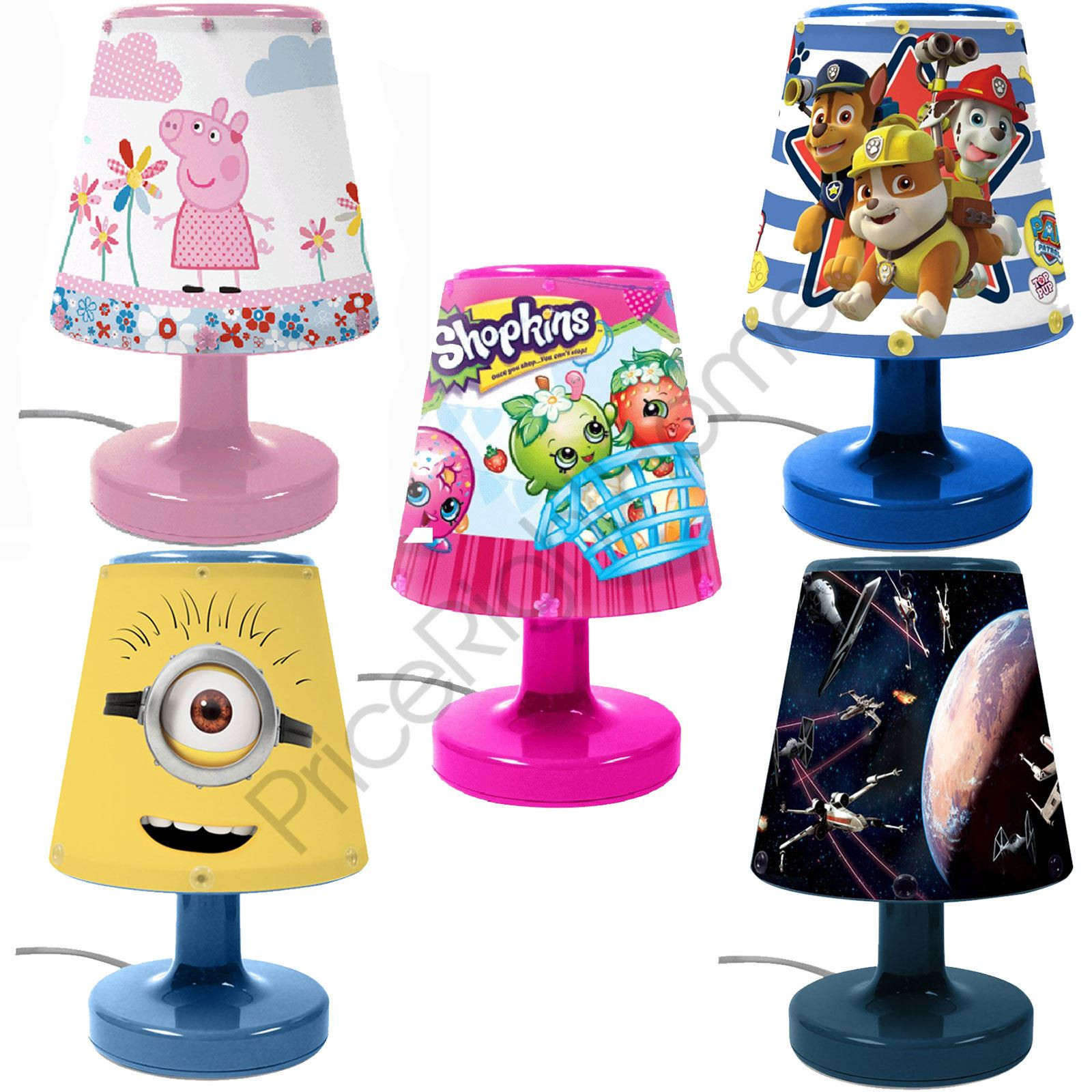 Kids Bedroom Lamps
 DISNEY & CHARACTER KIDS BEDROOM BEDSIDE LAMPS FOR BOYS AND