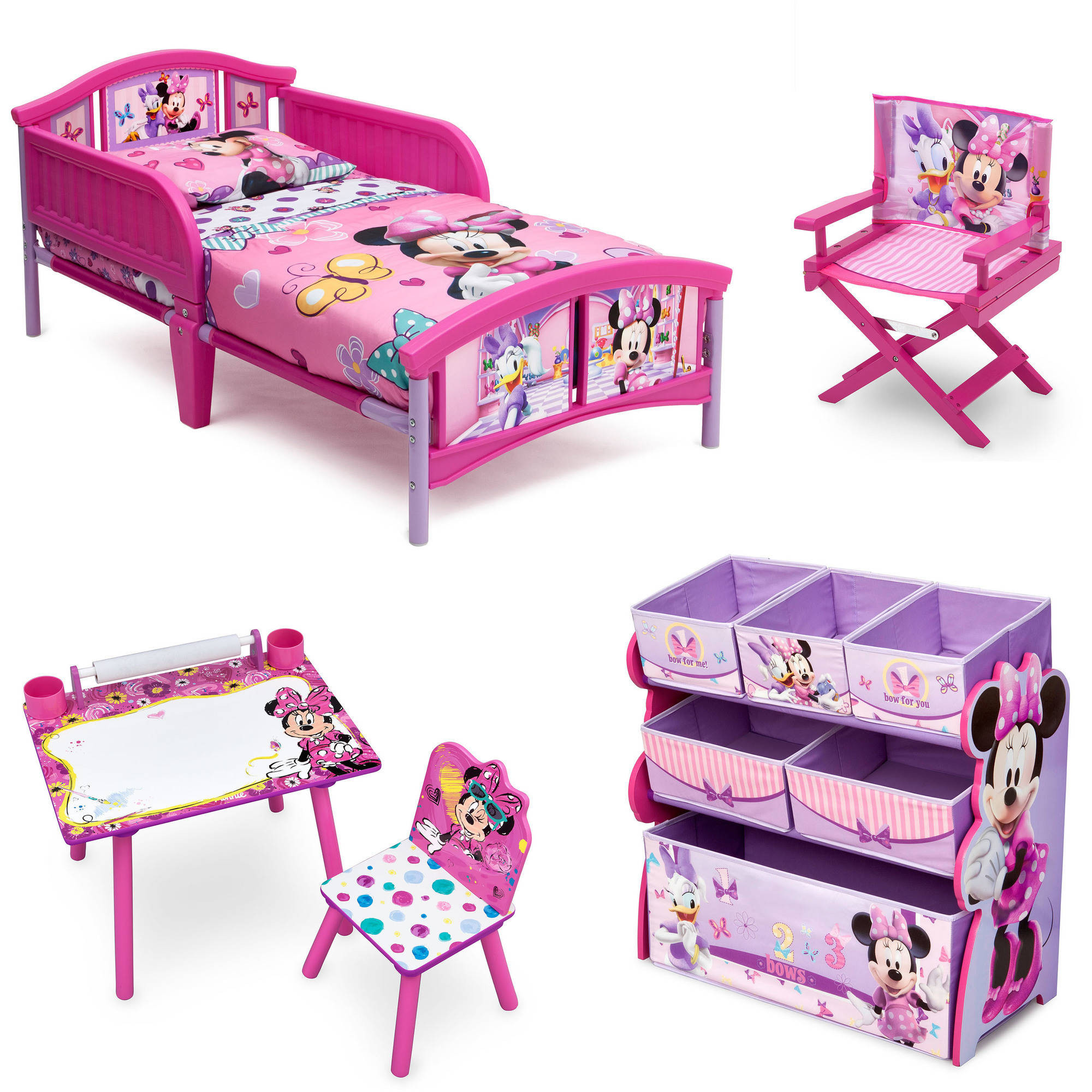 Kids Bedroom Sets Walmart
 Minnie Mouse Toddler Bed Tent & Disney Mickey Mouse Bed
