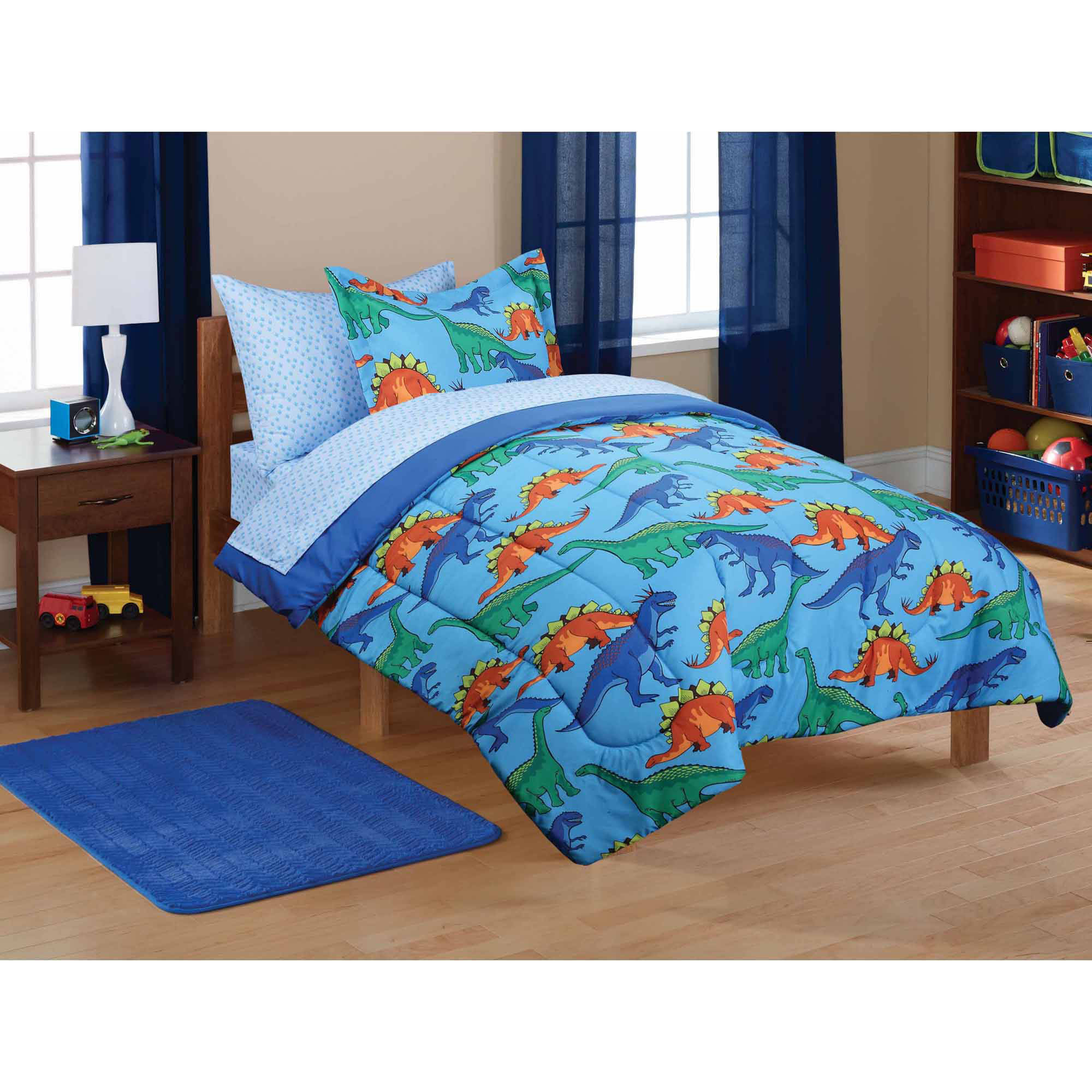 Kids Bedroom Sets Walmart
 Mainstays Kids Country Meadows Bed in a Bag Bedding Set