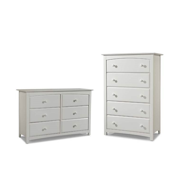 Kids Bedroom Sets Walmart
 2 Piece Kids Bedroom Set with Dresser and Chest in White