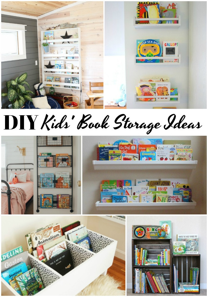 Kids Book Storage
 DIY Book Storage for Kids The Scrap Shoppe