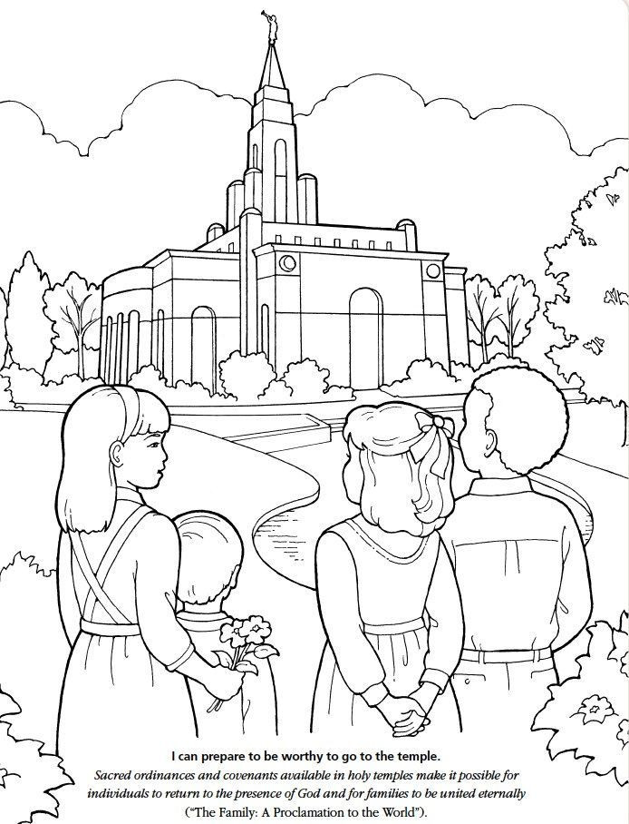 Kids Church Coloring Pages
 Pin by Crista Hark on LDS Children s coloring pages