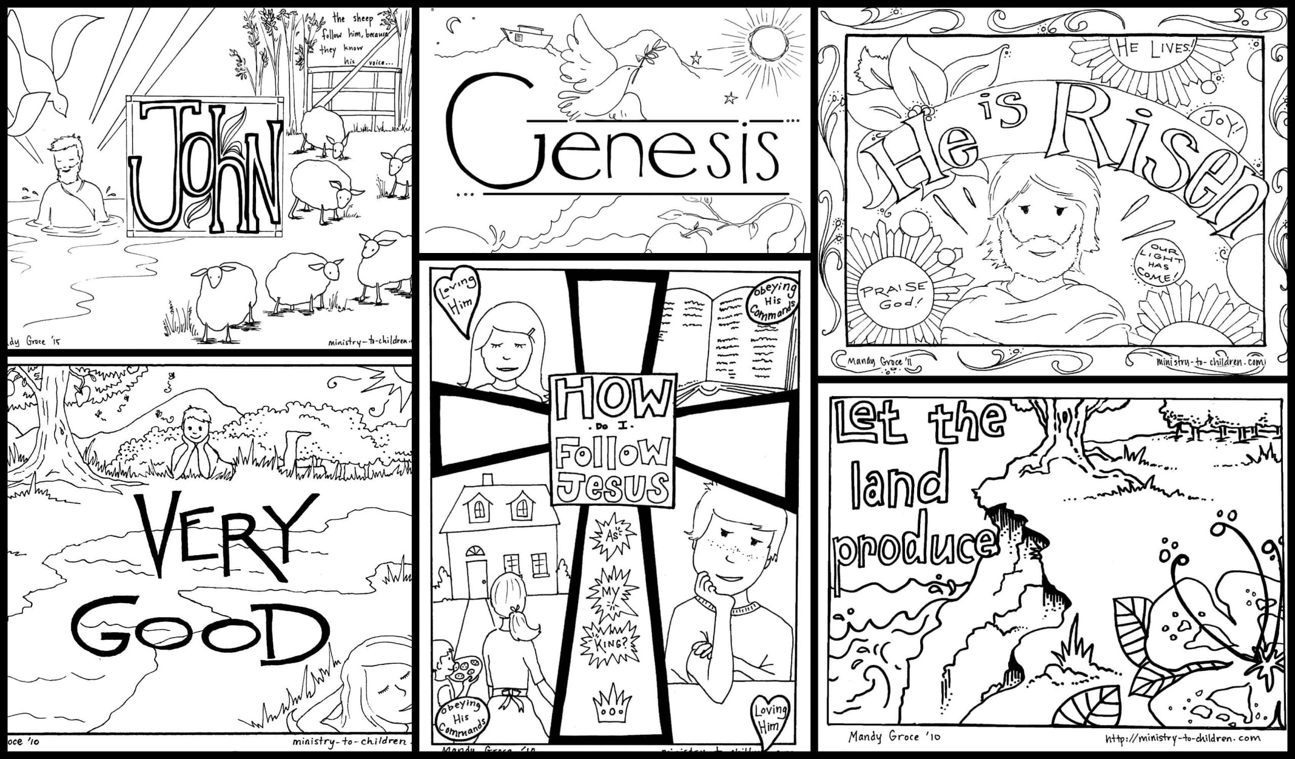 Kids Church Coloring Pages
 Bible Coloring Pages for Kids [Free Printables]