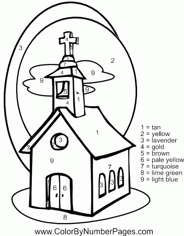 Kids Church Coloring Pages
 Church Coloring Pages For Kids Coloring Home