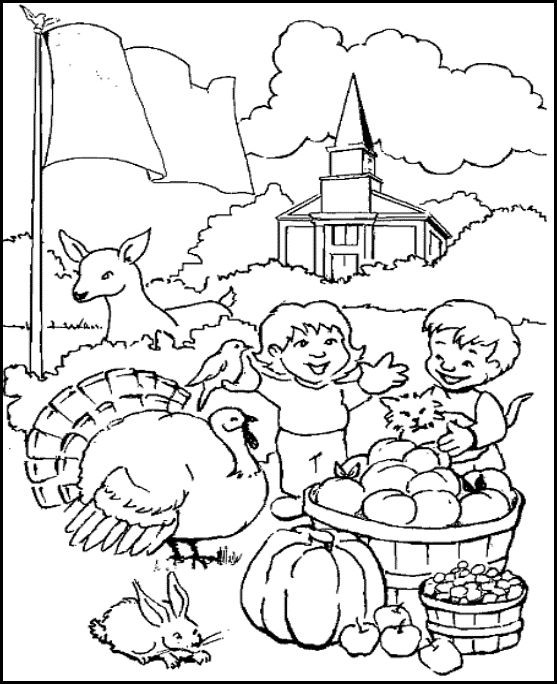 Kids Church Coloring Pages
 give thanks color sheet