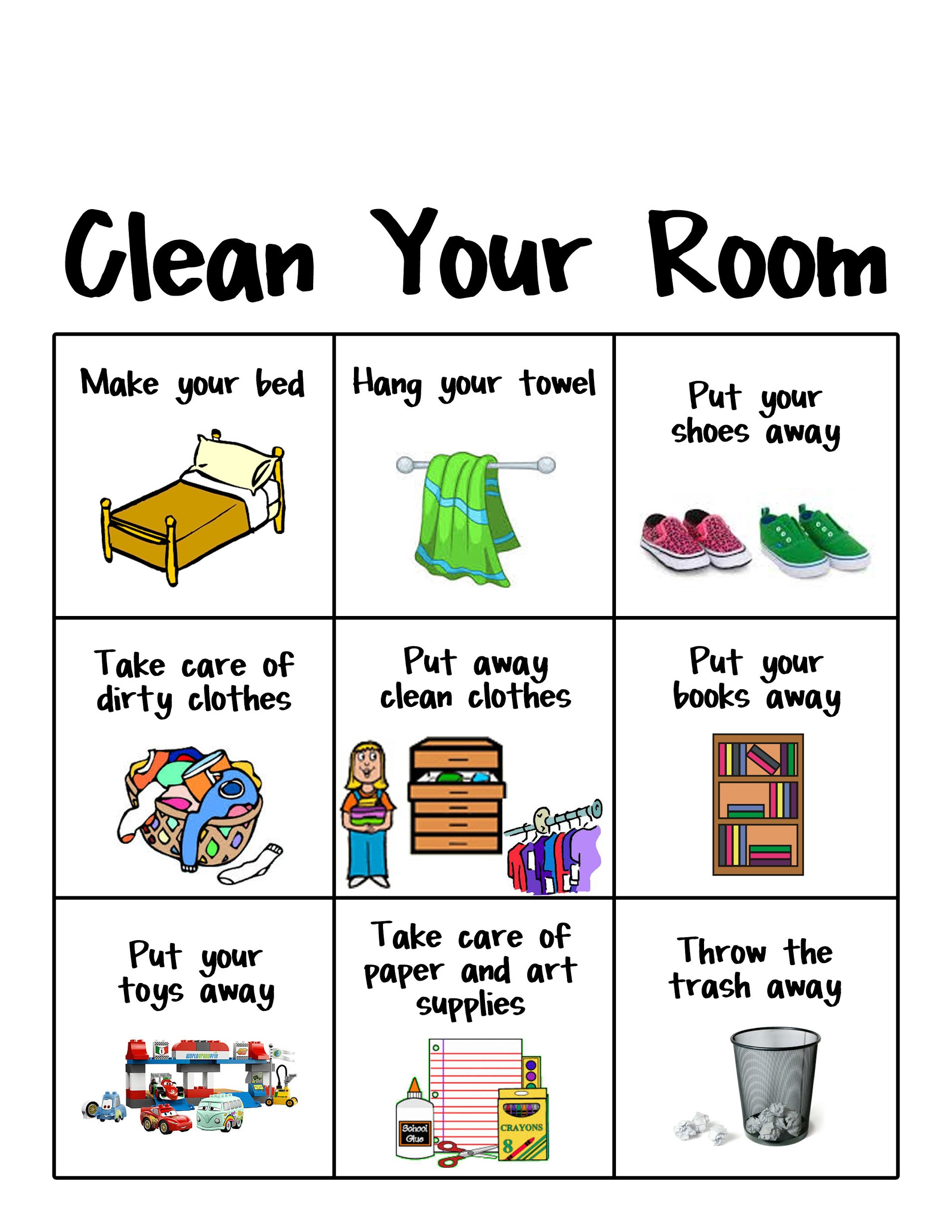 Kids Clean Room Clipart
 Boy Cleaning Room Clipart – 101 Clip Art