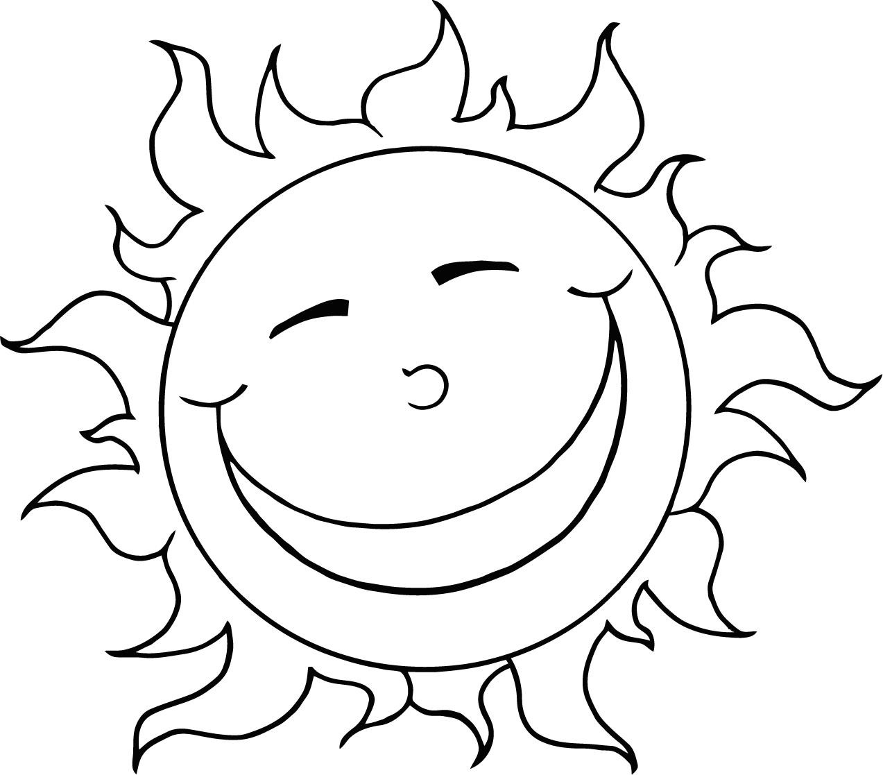 Kids Coloring
 Free Printable Sun Coloring Pages for Kids