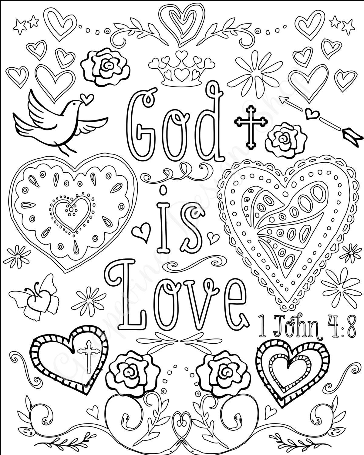 Kids Coloring Bible
 Bible verse coloring pages Scripture coloring pages