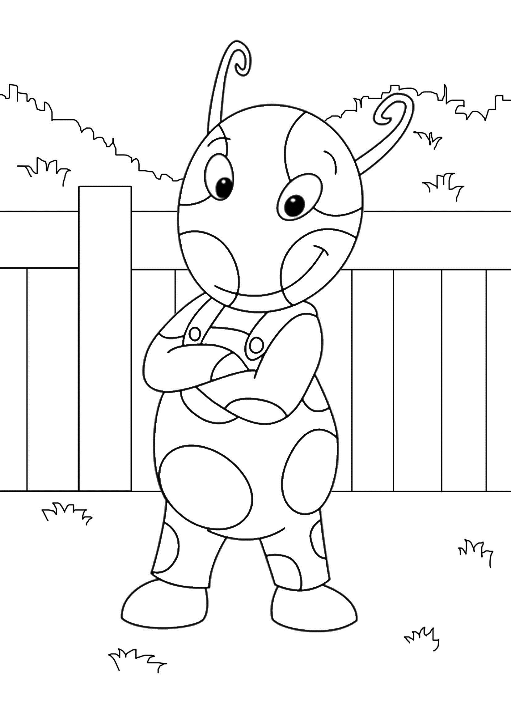 Kids Coloring Book Pages
 Free Printable Backyardigans Coloring Pages For Kids