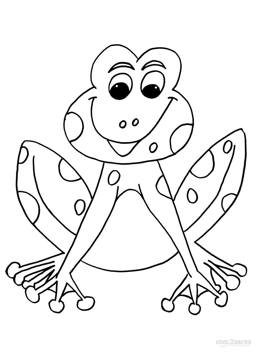 Kids Coloring
 Printable Toad Coloring Pages For Kids