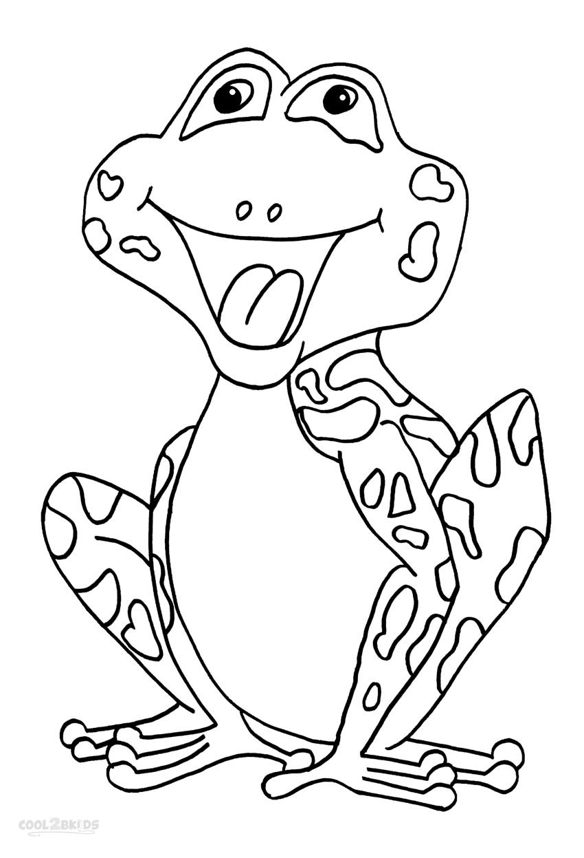 Kids Coloring Page
 Printable Toad Coloring Pages For Kids