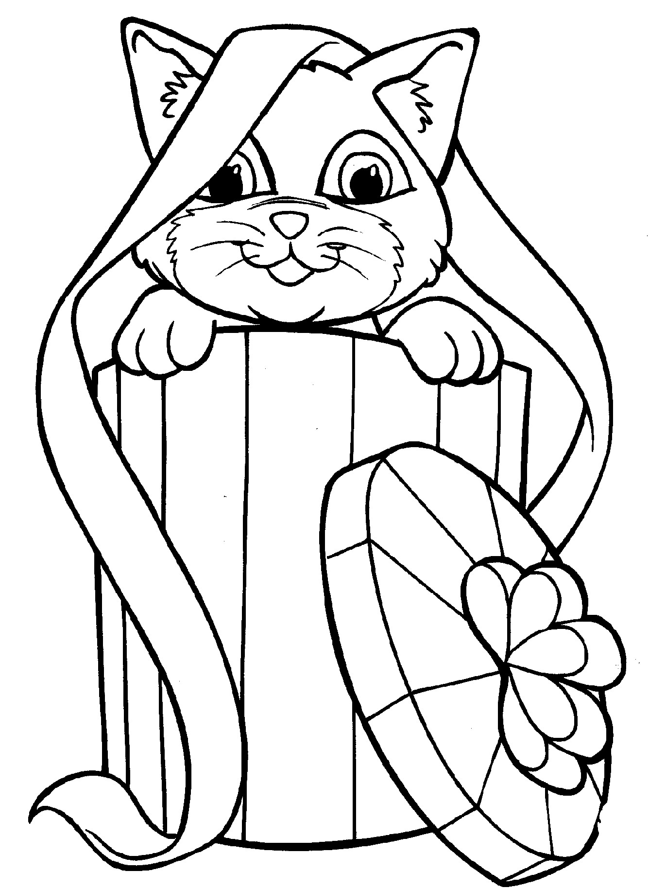 Kids Coloring Pages Cats
 Free Printable Kitten Coloring Pages For Kids Best