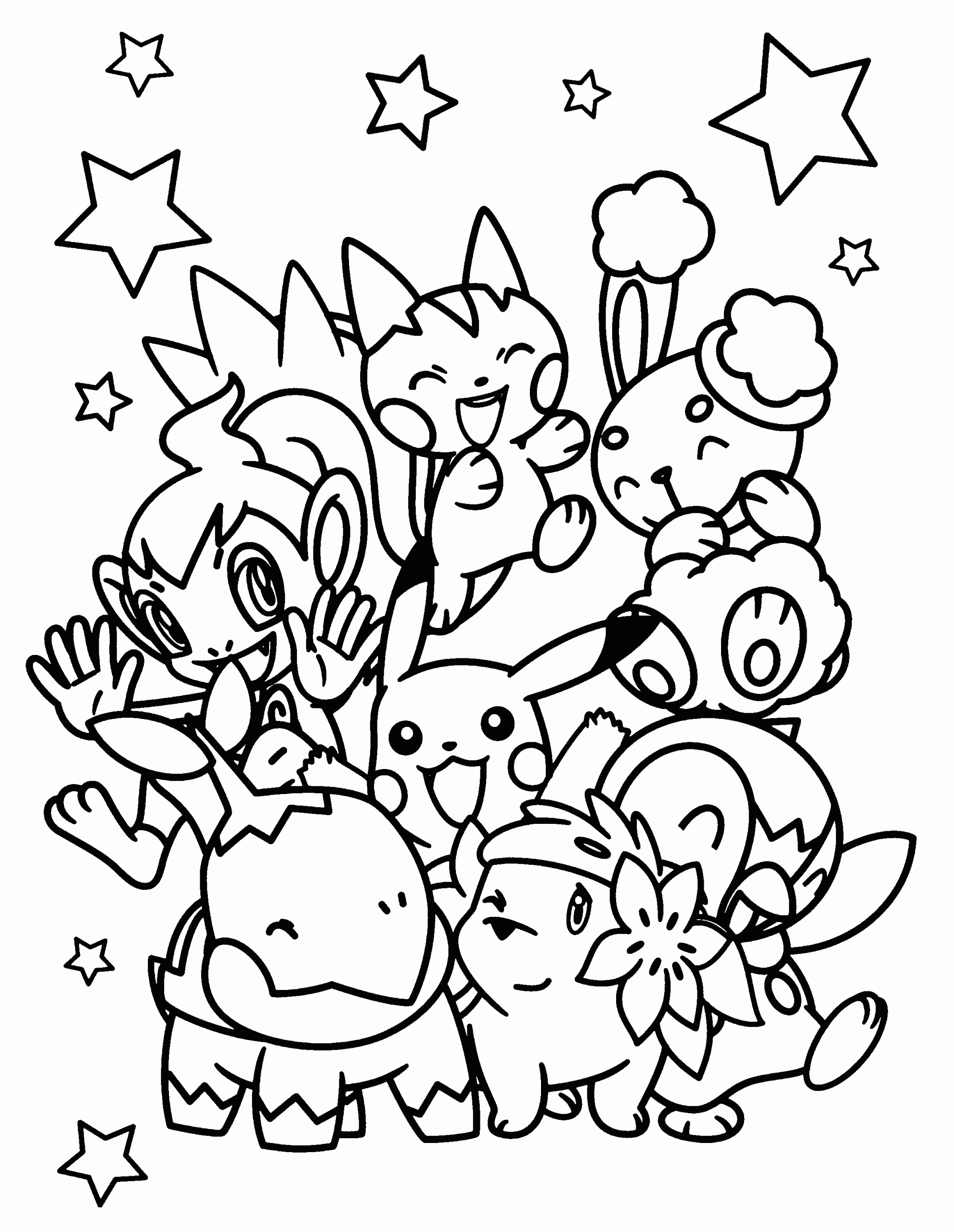 Kids Coloring Pages Pokemon
 Pokemon free to color for kids All Pokemon coloring