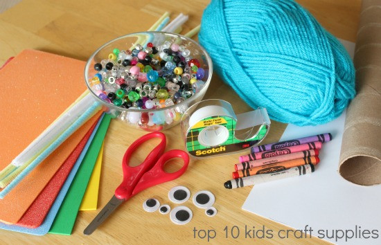 Kids Crafting Supplies
 Kids in the Craft Room Basic Craft Supplies