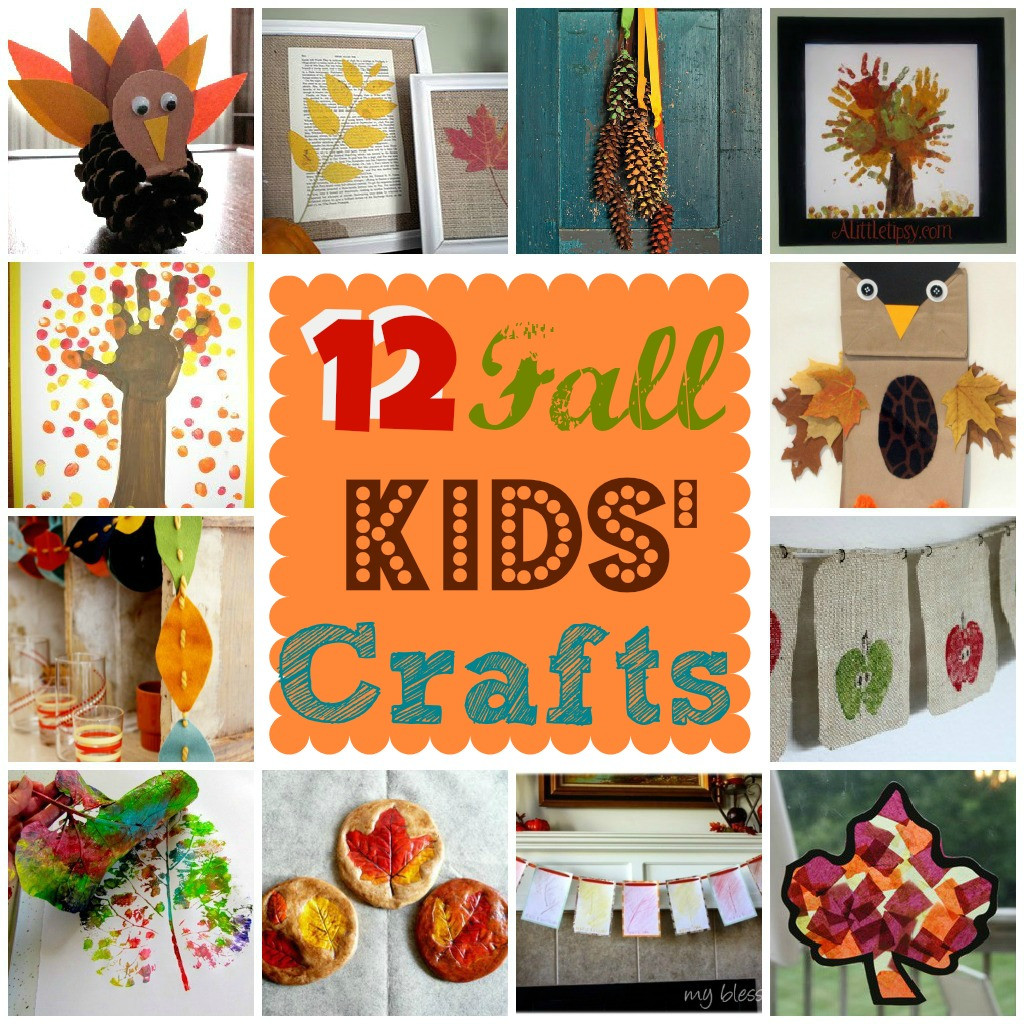 Kids Crafts For Fall
 12 Fall Kids Crafts