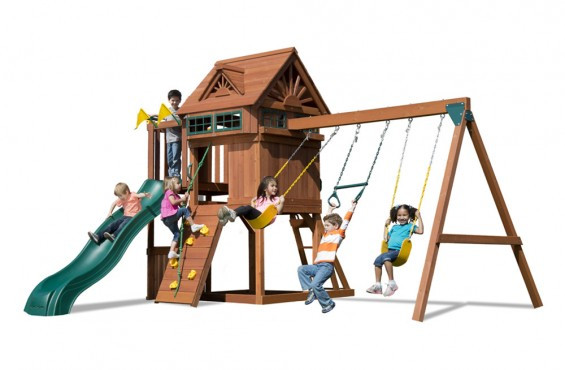 Kids Creations Swing Set
 Wooden Swing Sets For Backyard Play