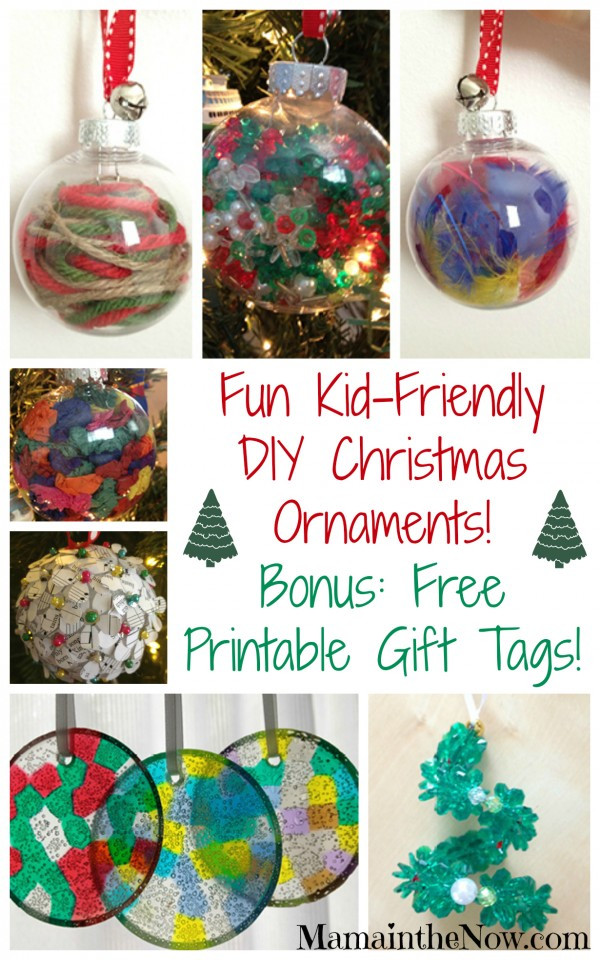 Kids DIY Ornaments
 Easy Kid Friendly DIY Christmas Ornaments