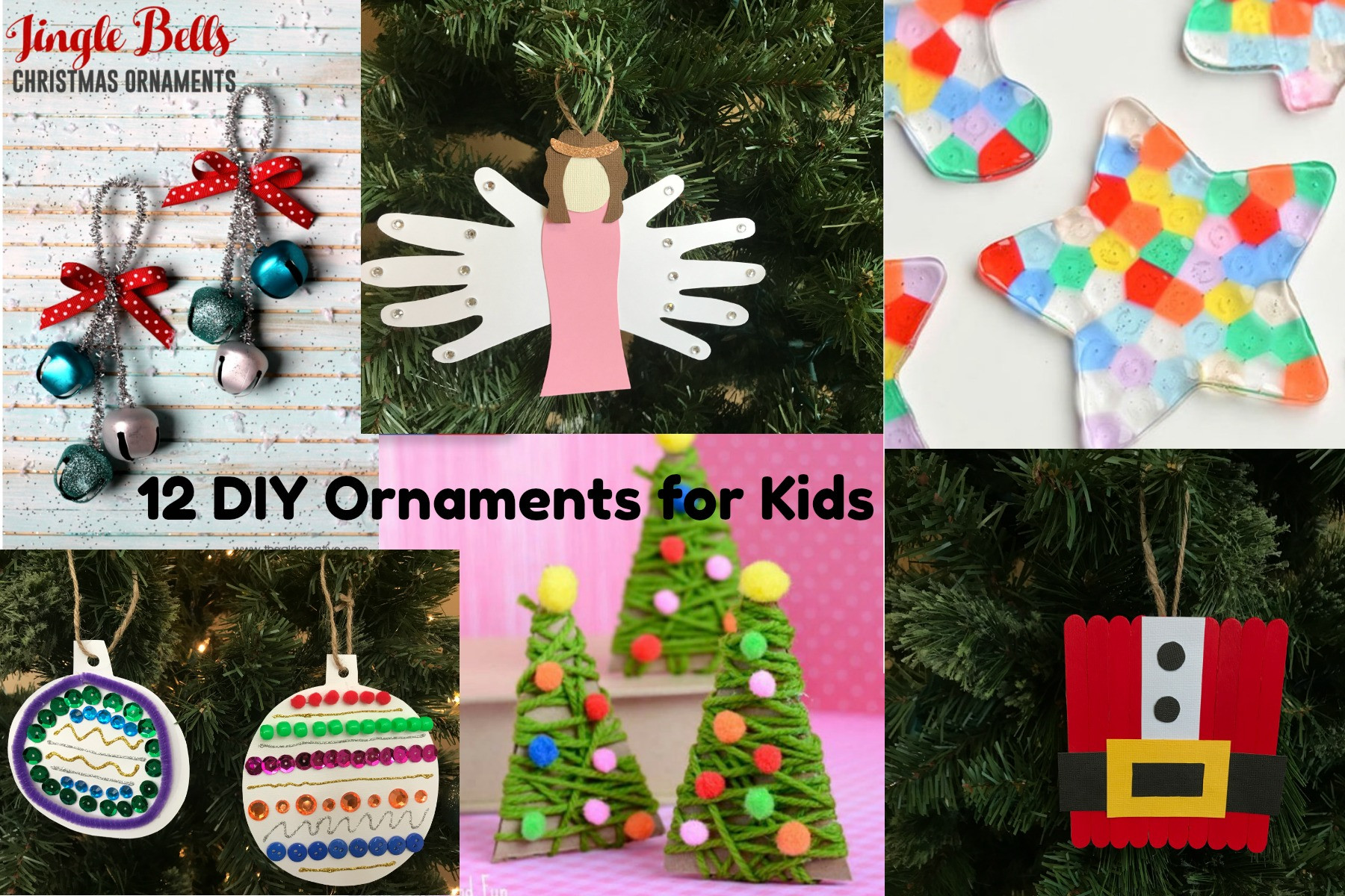Kids DIY Ornaments
 12 DIY Christmas Ornaments for Kids Love Your Littles
