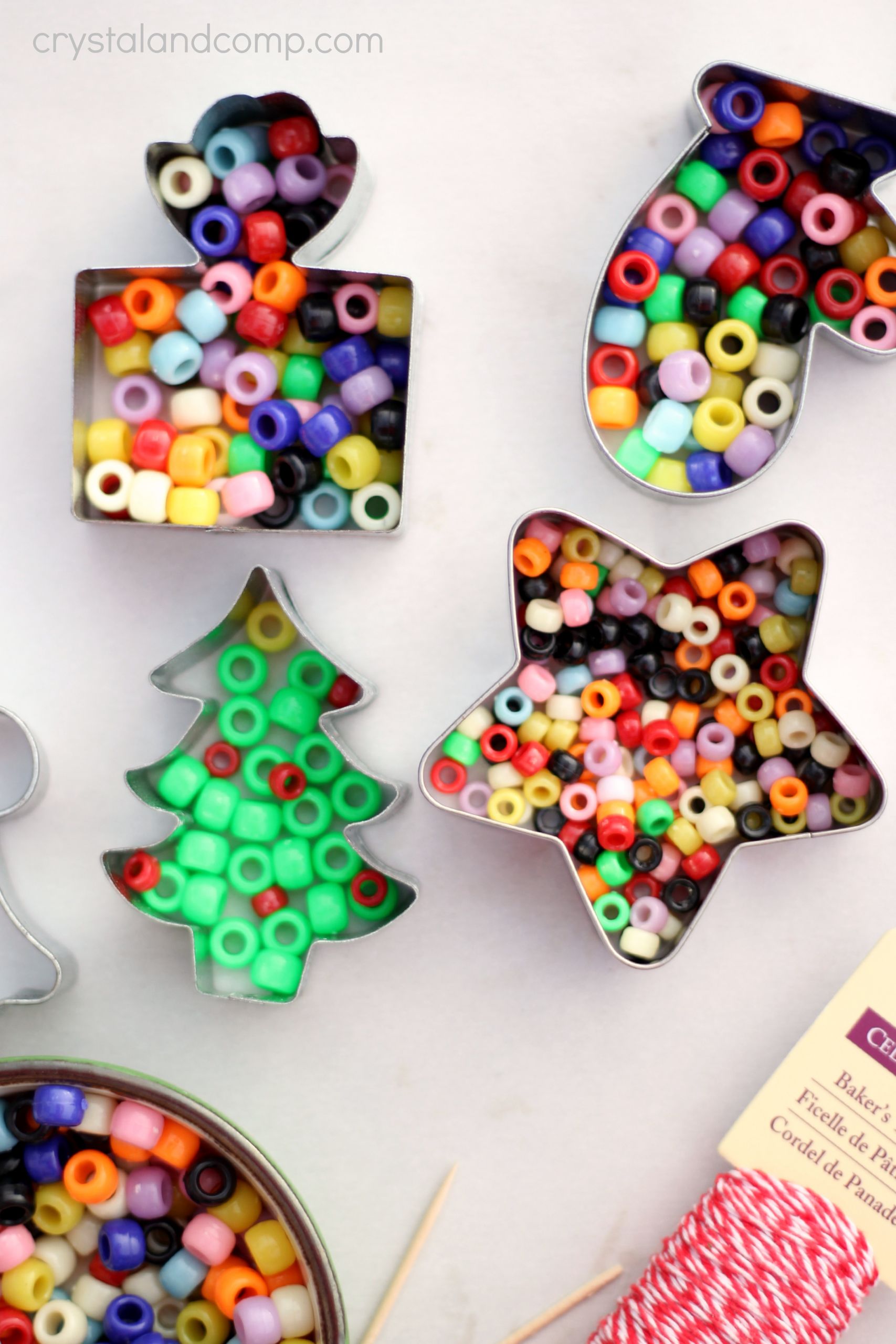 Kids DIY Ornaments
 Handmade Beaded Christmas Ornaments