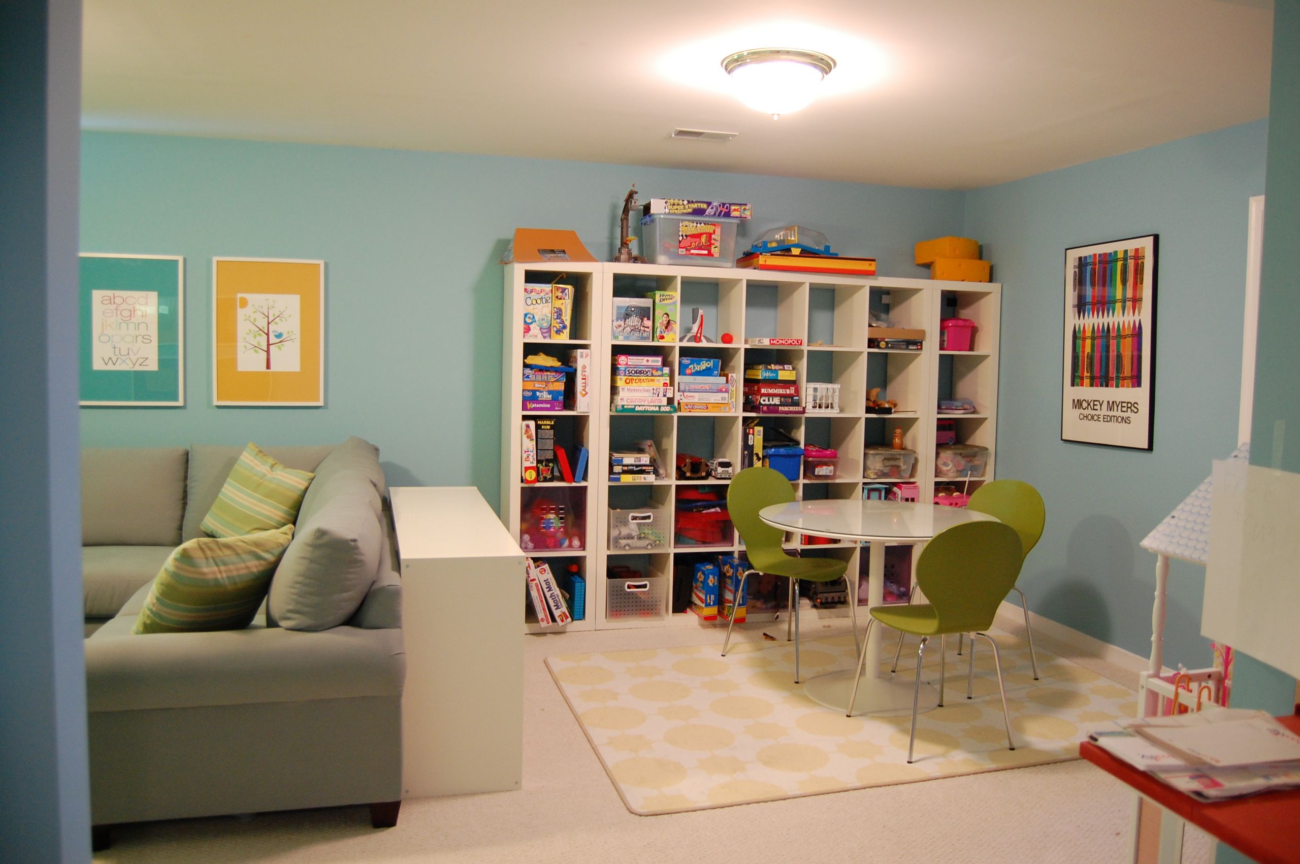 Kids Family Room
 Fun and Functional Family Playroom