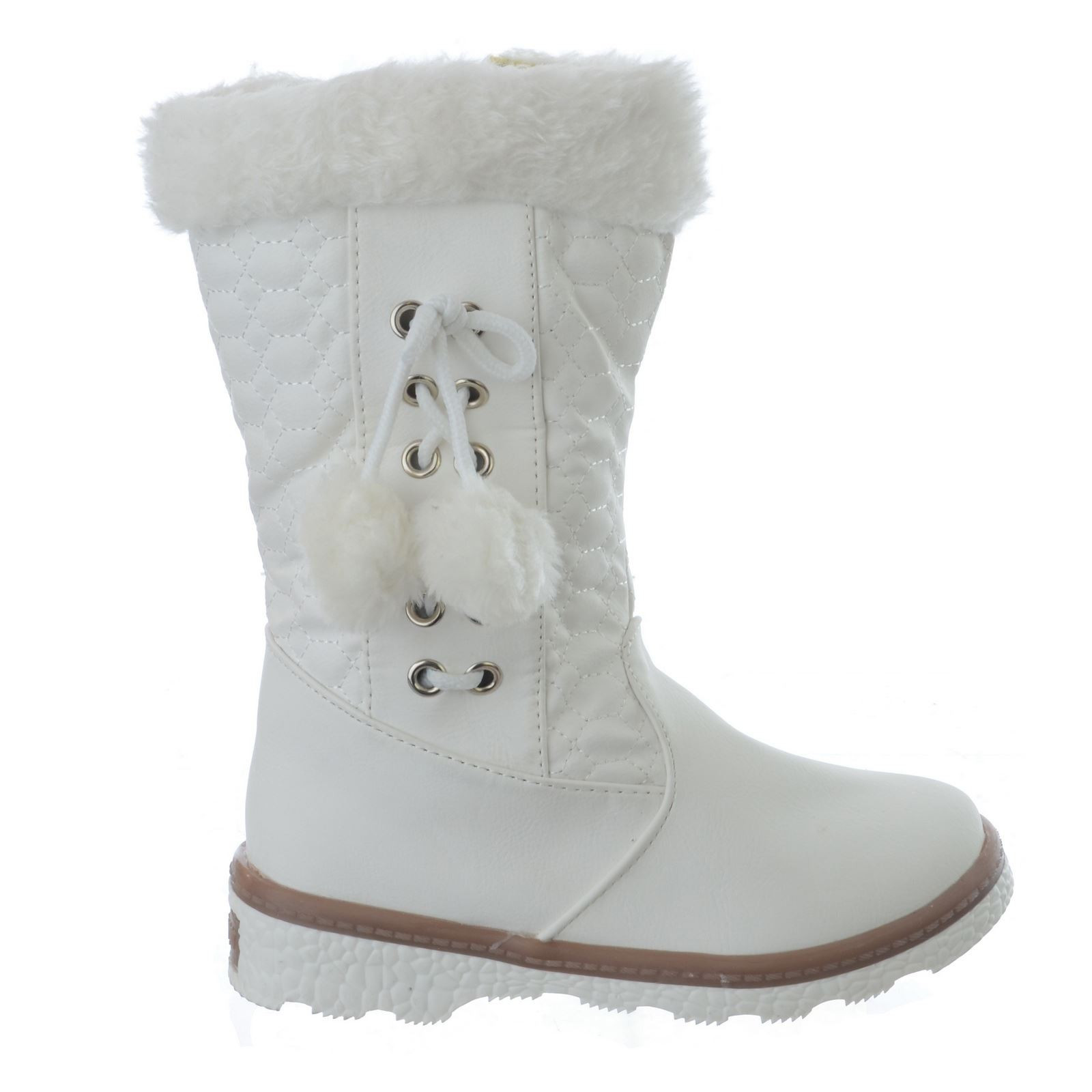 Kids Fashion Boots
 KIDS GIRLS CHILDREN INFANTS WARM WINTER POM POM FASHION