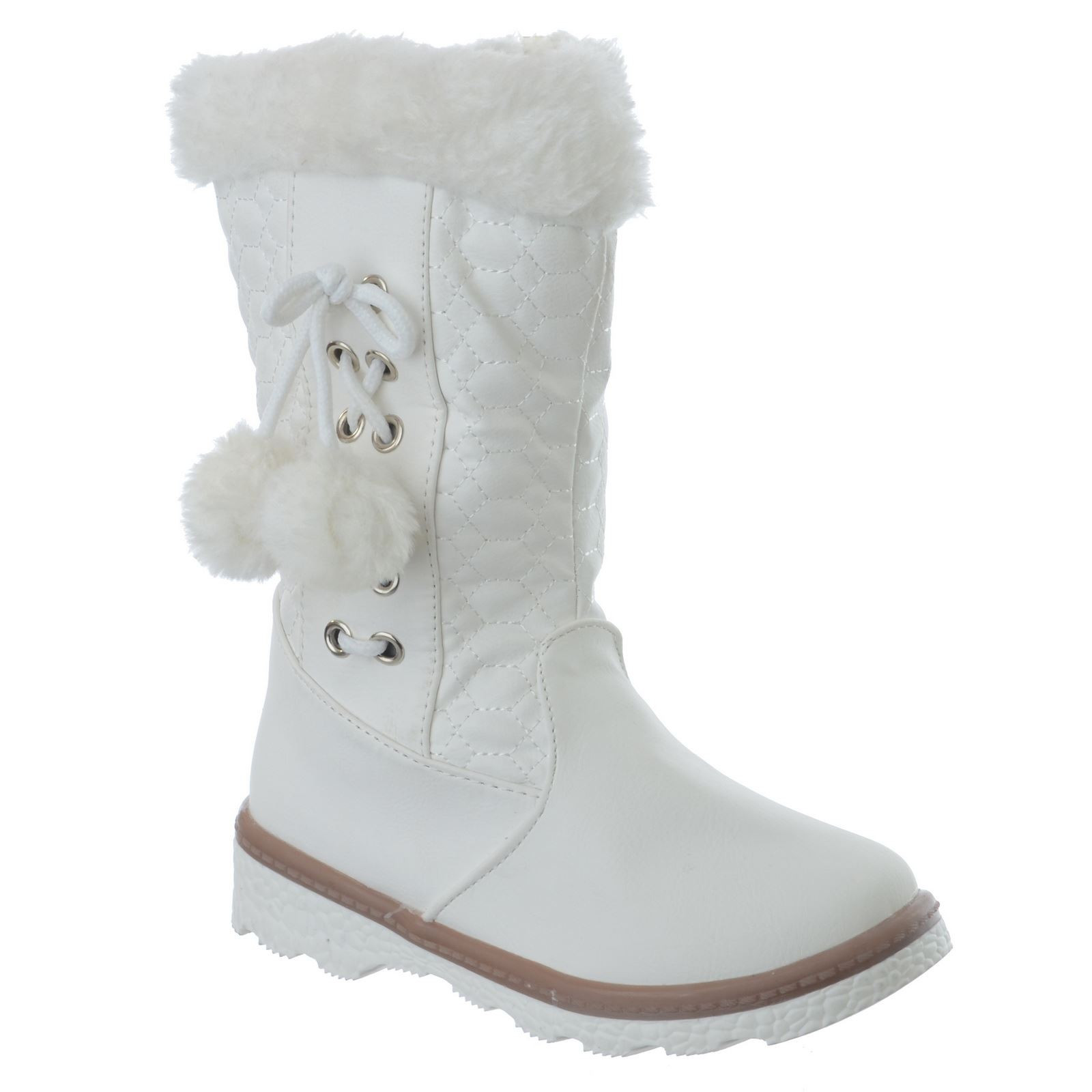 Kids Fashion Boots
 KIDS GIRLS CHILDREN INFANTS WARM WINTER POM POM FASHION