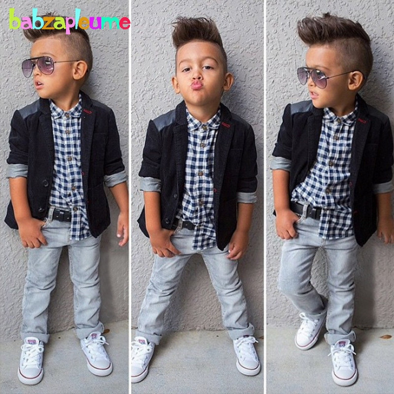 Kids Fashion Boy
 Gentleman Style Kids Boy Clothes Jacket Shirt Jeans 3pcs