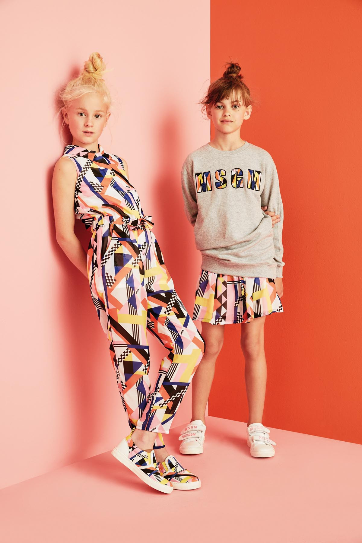 Kids Fashion Com
 MSGM kids spring summer 2016 geometry Fannice Kids Fashion