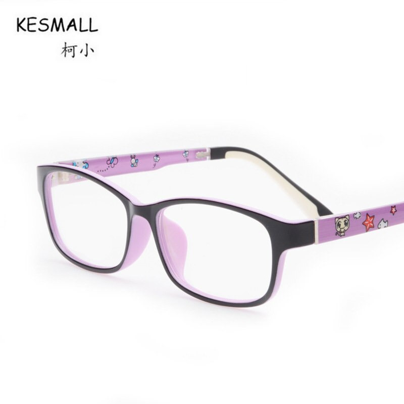 Kids Fashion Eyeglasses
 KESMALL 2018 Fashion Kids Glasses Frame Blue Color TR90