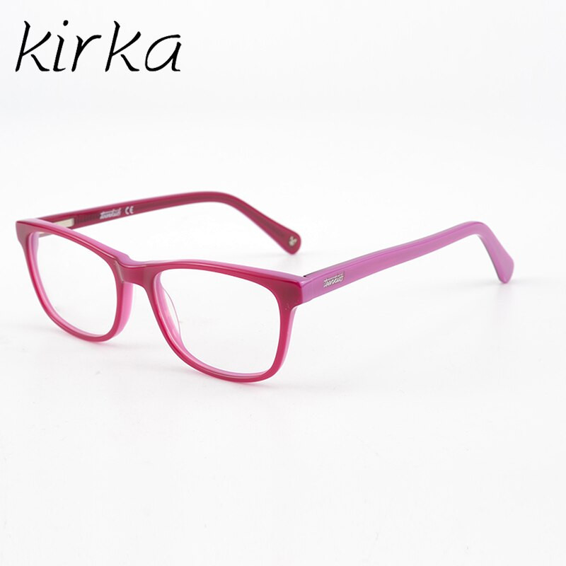 Kids Fashion Eyeglasses
 Kids Boys Girls Myopia Acetate Glasses Frame Pink Color