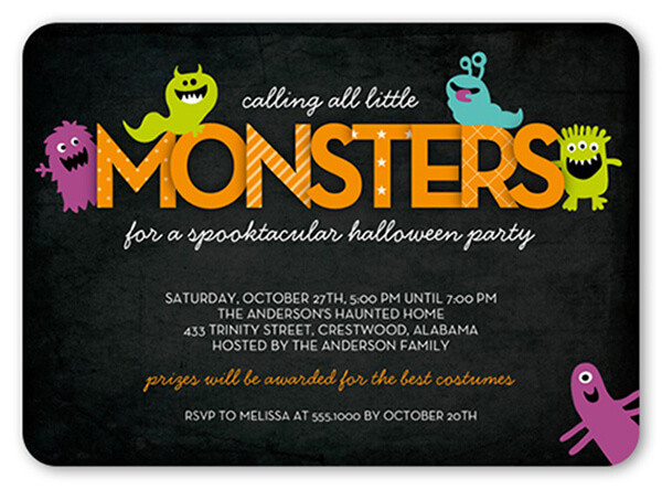 Kids Halloween Party Invitations Ideas
 The Best Halloween Party Themes