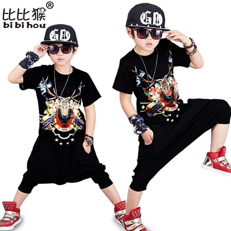 Kids Hip Hop Fashion
 Bibihou Children s Sports Suit Boy Casual Tracksuit Kids