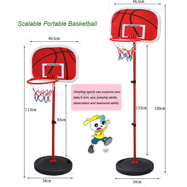Kids Indoor Basketball Hoop
 New Kids Adjustable Indoor Outdoor Junior Portable