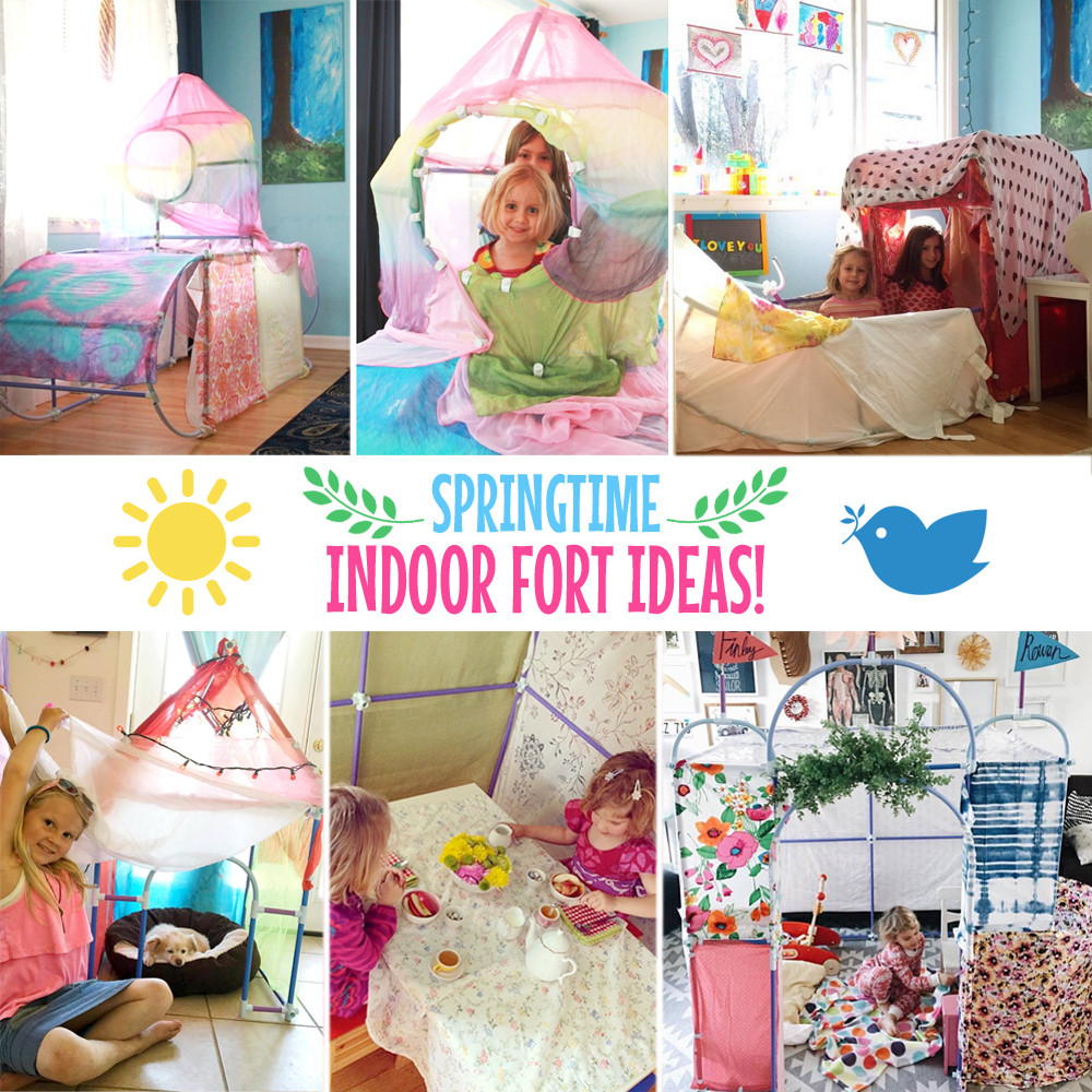 Kids Indoor Fort
 How to Use Indoor Forts Make Kids Happy During Spring Showers