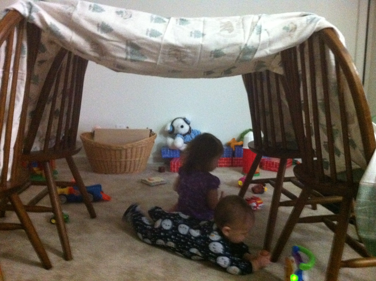 Kids Indoor Fort
 Homemade Forts and Hot Cocoa