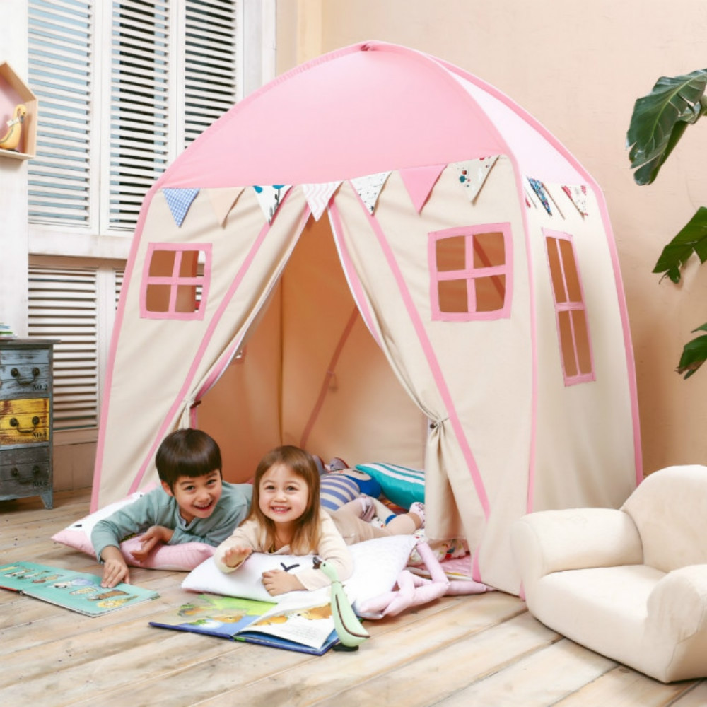 Kids Indoor Tents
 Love Tree Kid Play House Cotton Canvas Indoor Children