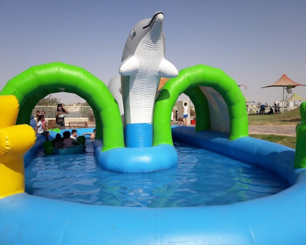 Kids Inflatable Playground
 2017 customized inflatable pool for kids fun outdoor