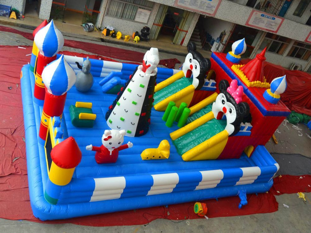 Kids Inflatable Playground
 Disney Mickey Inflatable Playground Channal Inflatables