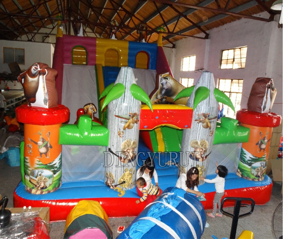 Kids Inflatable Playground
 Inflatable play center kids outdoor playground center