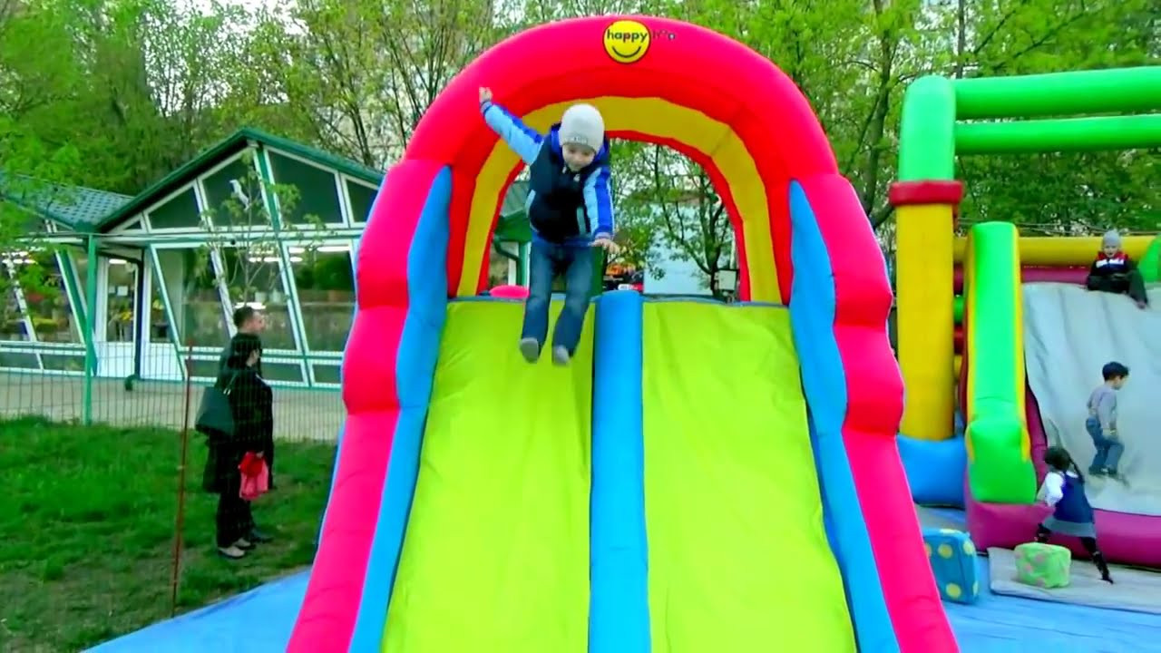 Kids Inflatable Playground
 INFLATABLE SLIDES for kids Great OUTSIDE PLAYGROUND