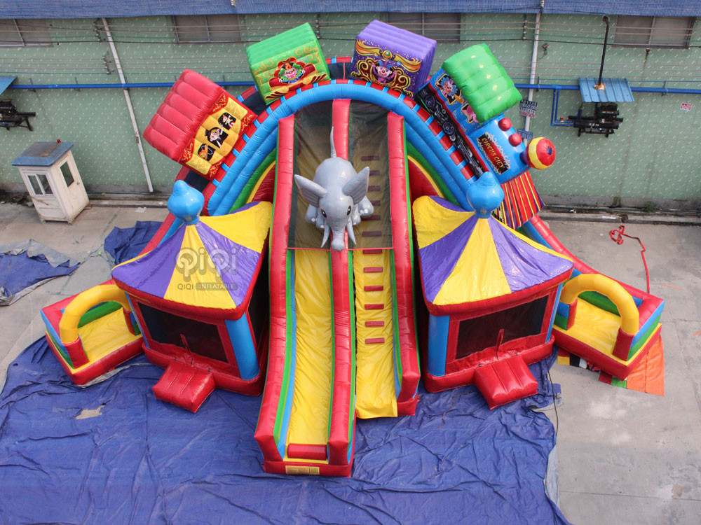 Kids Inflatable Playground
 Giant Circus Inflatable Playground For Kids QIQI TOYS